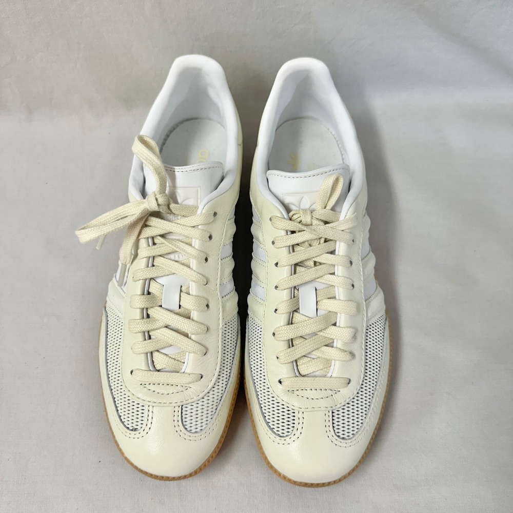 Adidas Samba OG Wonder White Mesh Leather Sneakers‎ JI2064 Womens 8.5 Mens 7 Gum - Picture 5 of 16